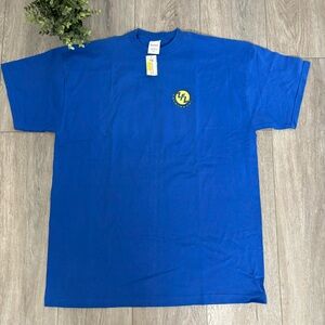 NWT VINTAGE Sailboat Graphic Mens T-Shirt Size 3XLT Blue 90s Y2K